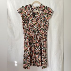 Floral mini casual dress